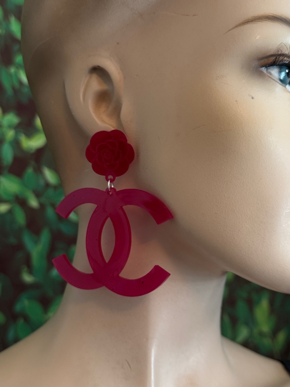 Streetwear CC Fashion Dangle Earrings - Picture 5 of 14